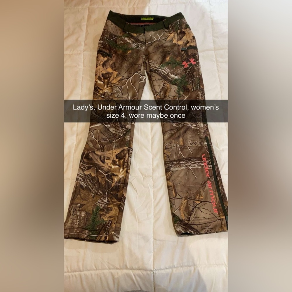 Under Armour Women's Woodland Camo Pants